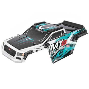 Team Associated Rival MT8 Body Set, Teal, Painted (AS25941)