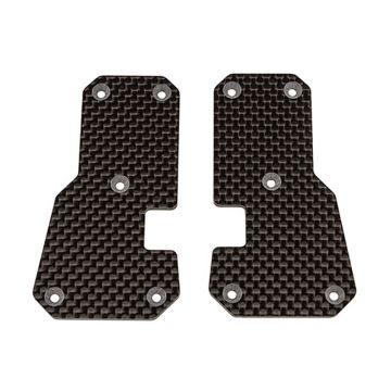 Team Associated SR7 FT Arm Inserts Carbon Fibre (AS26070)