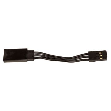 Reedy 50mm Servo Extension Wire Black (1.97In) (AS27162)
