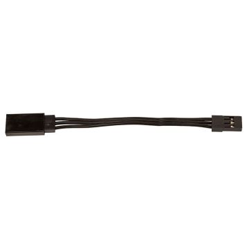 Reedy 75mm Servo Extension Wire Black (2.95In) (AS27163)