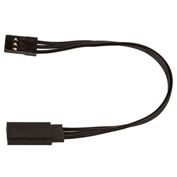 Reedy 125mm Servo Extension Wire Black (4.92In) (AS27164)