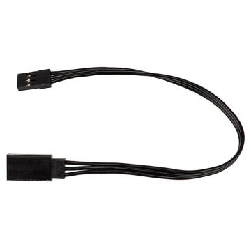 Reedy 175mm Servo Extension Wire Black (6.89In) (AS27165)