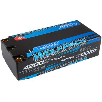 Reedy Wolfpack Hv-Lipo 4200Mah 50C 7.6V Lipo Shorty Battery (AS27318)
