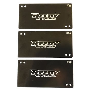 Reedy Shorty Lipo Battery Weight Set (20G/34G/50G) (AS27355)