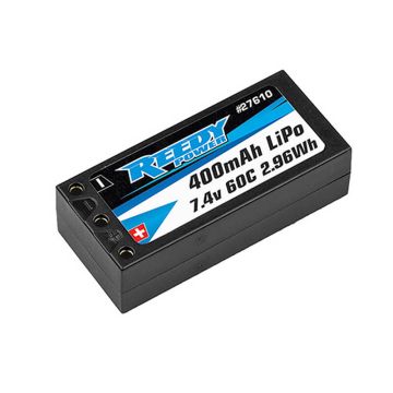 Reedy Power 400mAh 60C 7.4V Lipo Stick Battery (For 1:18) (AS27610)