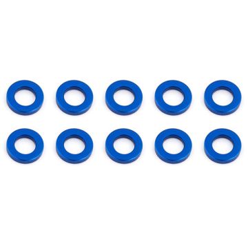 Team Associated Ballstud Washers 5.5 X 1.0mm Blue Aluminium X10 (AS31382)