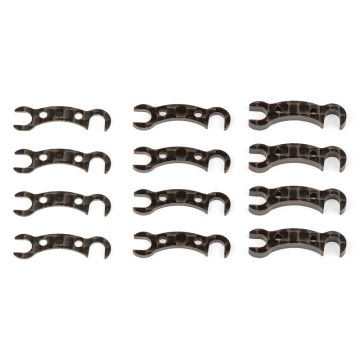 Team Associated TC7.2 FT Camber Link Mount Shims Graphite (AS31806)