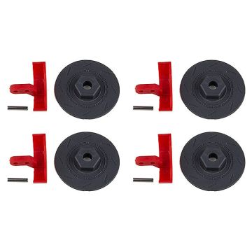 Team Associated Apex 2 Wheel Hexes And Callipers (AS31853)