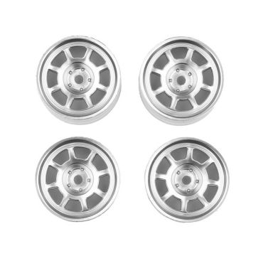 Team Associated 6X6 Wheels, Chrome (AS31955)