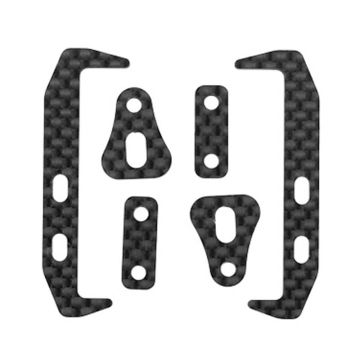 Team Associated TC8 FT Carbon Fibre Battery Holder Set (AS32101)