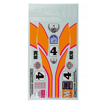 Team Associated RC10 Team Car Kit Decal Sheet (AS6120)
