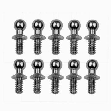 Team Associated RC10 Ballstud Set .20, Silver (AS6271)