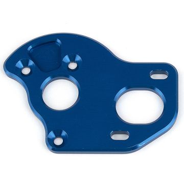 Team Associated RC10T6.2 Laydown Motor Plate Blue Aluminium (AS71145)