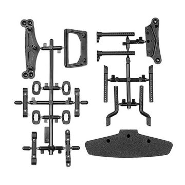 Team Associated DC10 Arm Mounts, Body/Bumper Mounts (AS72205)