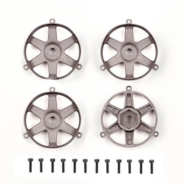 Team Associated DC10 FT Adj. Wheel Face Plate, Bronze (4) (AS72249)