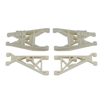 Team Associated Front And Rear Suspension Arms, White (AS7806)