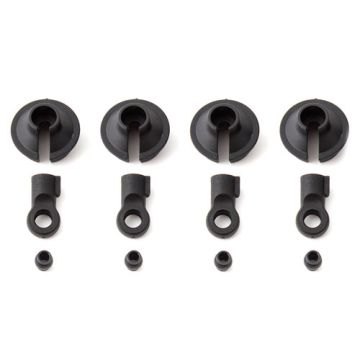 Team Associated RC8B3/RC8B3.1//RC8B3.2 Shock Rod Ends & Spring Cups 20mm (AS81194)