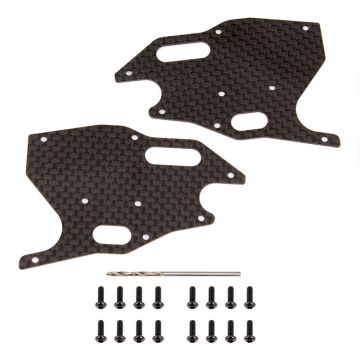 Team Associated RC8B3.1 FT Graphite Arm Stiffeners - Front (AS81418)