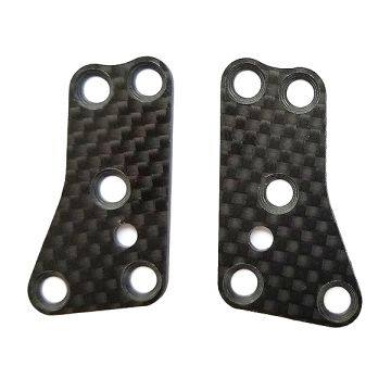 Team Associated RC8B3.2 FT Fr.Upper Susp. Arm Inserts Carbon 1.2mm (AS81444)