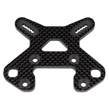 Team Associated RC8B4 FT Front Shock Tower, Carbon Fibre (AS81503)