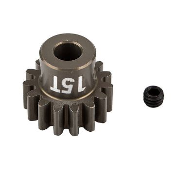 Team Associated FT Pinion Gear 15T Mod 1, 5mm ShaFT - Aluminium (AS89597)