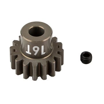 Team Associated FT Pinion Gear 16T Mod 1, 5mm ShaFT - Aluminium (AS89598)