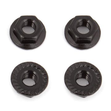 Team Associated M4 Serrated Nuts (AS91738)
