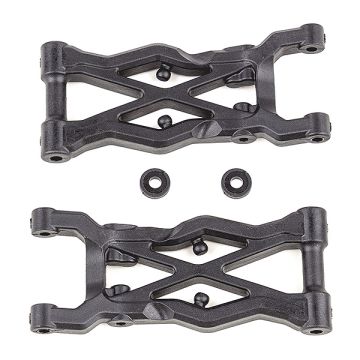 Team Associated B6.3 FT 75mm Rear Suspension Arms Carbon Fibre (AS91874)