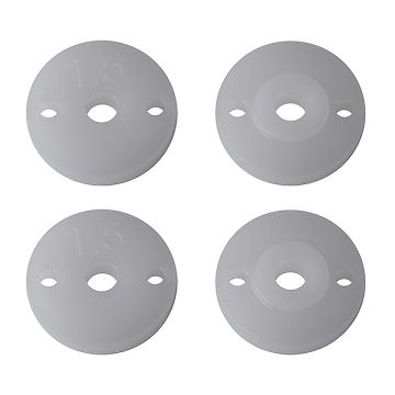 Team Associated FT 12mm V2 Shock Pistons 2mm 2X1.5mm (AS91895)