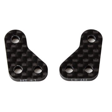 Team Associated B6.3 FT Carbon Fibre Steering Block Arms Ht+1 (AS91902)