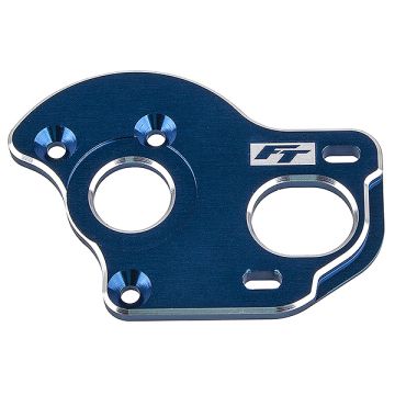 Team Associated B6.1 FT 3.5mm Laydown/Back Motor Plate Blue (AS91907)