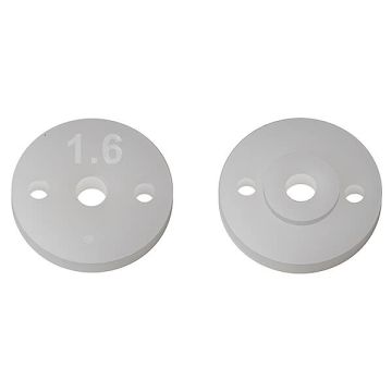 Team Associated FT 13mm Shock Pistons, 2.0mm, 2 X 1.6 (AS91936)