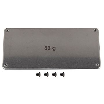 Team Associated RC10B6.4 FT 33G Esc Weight, Steel (AS91977)