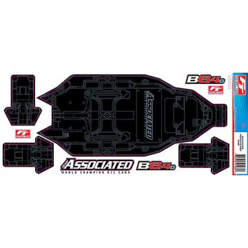 Team Associated RC10B6.4D FT Chassis Protective Sheet, Printed (AS91980)