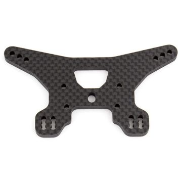 Team Associated B64 Rear Shock Tower, Woven Carbon Fibre (AS92012)
