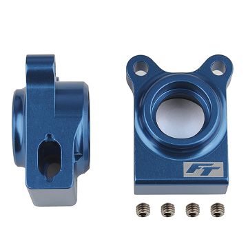 Team Associated FT B74.1 Rear Hubs Blue Aluminium (AS92270)