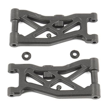 Team Associated B74/B74.1 FT Front Suspension Arms Carbon Fibre (AS92297)