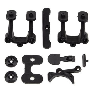 Team Associated RC10B74.2 Rear Body Mount/Wing Mounts/Bumper (AS92312)