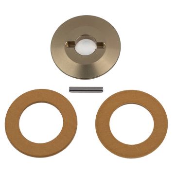 Team Associated B74.2 FT De-Co Upled Slipper Hub & Pads (AS92370)