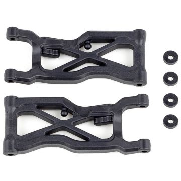Team Associated RC10B7 FT Rear Suspension Arms, Carbon (AS92409)