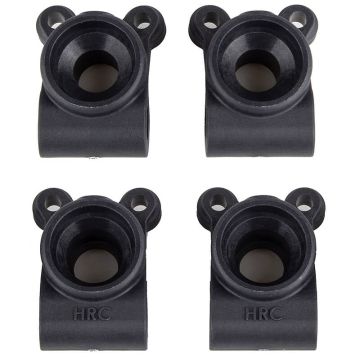Team Associated RC10B7 FT Rear Hubs, Carbon (AS92413)