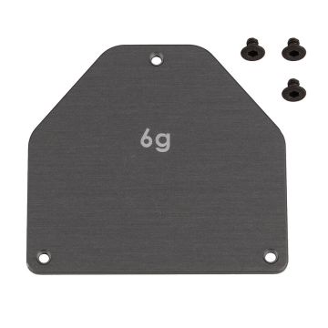 Team Associated RC10B7 FT Alum. Servo Weight Plate 6G (AS92444)