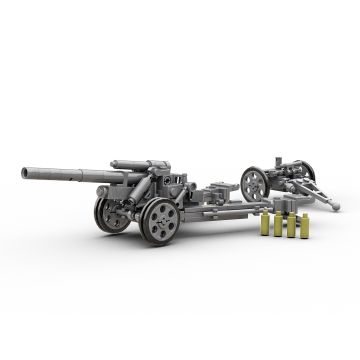 Build Army German 15cm SFH 18 Artillery (B0018)