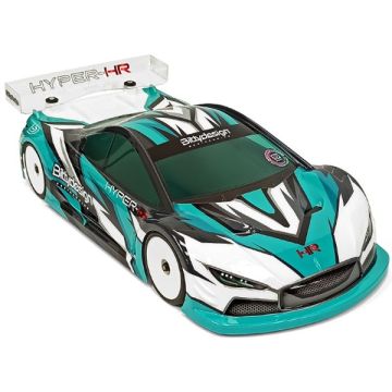 Bittydesign HYPER HR 190mm Clear TC Bodyshell - Light (BD-TC-190-HYPHR)