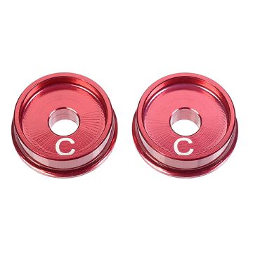 Corally Alum. Lower Arm Cap SSx12 C 2.0mm 2 Pcs (C-00100-021)