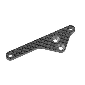 Corally Shock Mount Plate SSx10 Graphite 2.5mm 1 Pc (C-00110-005)