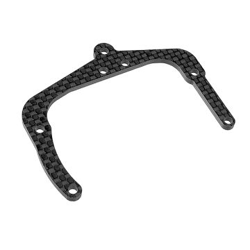 Corally Rear Pod Upper Plate SSx10 Graphite 2.5mm 1 Pc (C-00110-021)