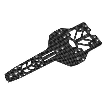 Corally Chassis FSx10 Graphite 2.5mm 1 Pc (C-00120-001)