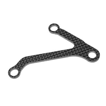 Corally Front Suspension Arm FSx10 Upper Graphite 2.5mm 1 Pc (C-00120-008)