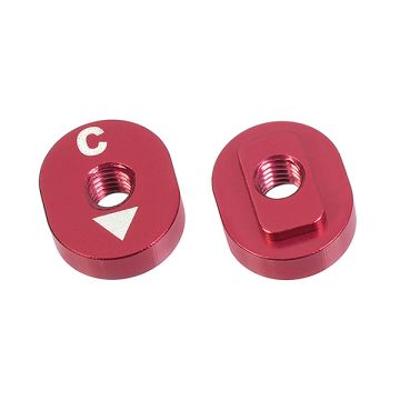Corally Alum. Excentric Camber Nut C 0 2.0 2 Pcs (C-00120-040)